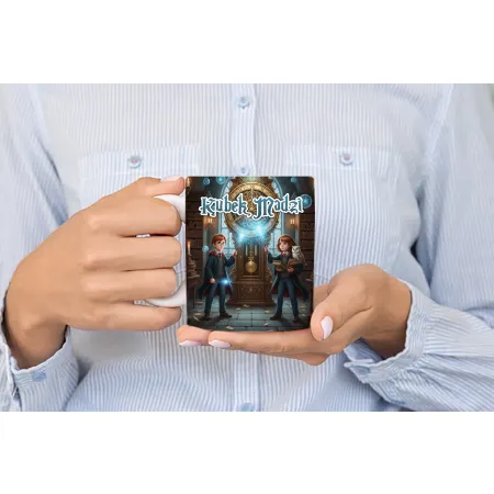 Magiczny prezentowy Kubek dla czarodzieja do szkoły magii